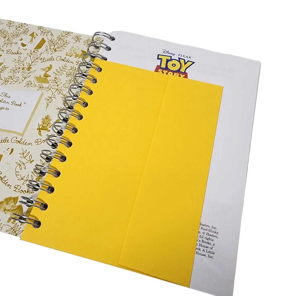 Disney Pixar‎ Toy Story Little Golden Book Spiral Notebook Journal Scrapbook